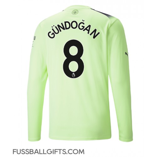 Manchester City Ilkay Gundogan #8 Fußballbekleidung 3rd trikot 2022-23 Langarm